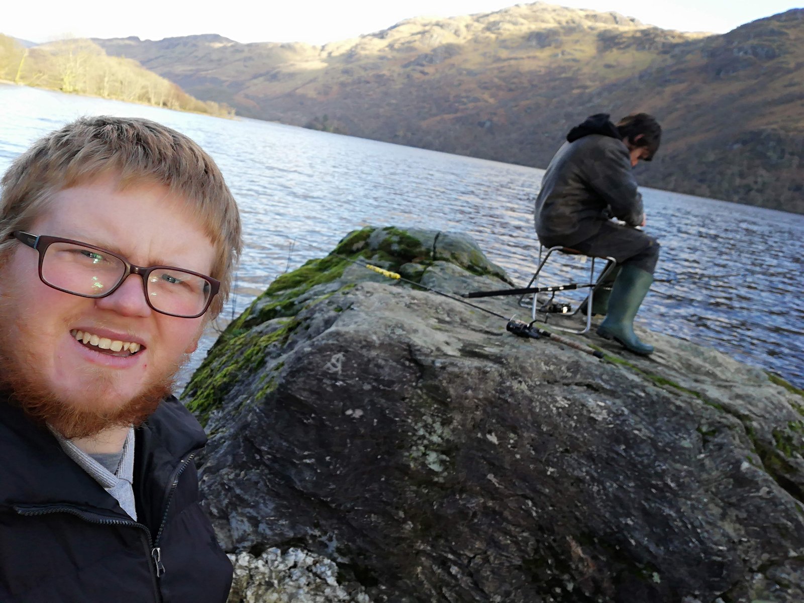 A loch in the Highlands.
